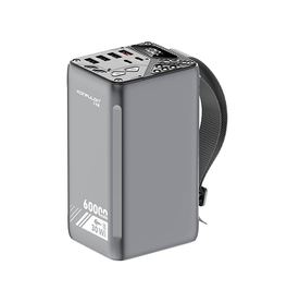 Powerbank | Powerbank 60.000mAh - 30W Hurtig Opladning - KONFULON® - DELUXECOVERS.DK