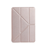 iPad Air 6 13" 2024 | iPad Air 13" (2024/2025) - Orgami Trifold Læder Cover M. Stander - Rose - DELUXECOVERS.DK