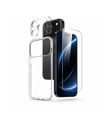 iPhone 17 Pro | iPhone 17 Pro - 3-i-1 Beskyttelsesæt Cover & Beskyttelsesglas - DELUXECOVERS.DK