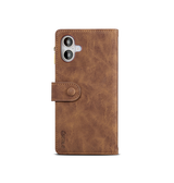 iPhone 16 Plus | iPhone 16 Plus - ESEBLE™ Læder Cover Etui M. Pung - Brun - DELUXECOVERS.DK