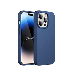 iPhone 12 Pro | iPhone 12 Pro - Deluxe™ Soft Touch Silikone Cover - Navy - DELUXECOVERS.DK