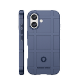 iPhone 16 | iPhone 16 - RUGGED SHIELD™ Stødsikkert Håndværker Cover - Navy - DELUXECOVERS.DK