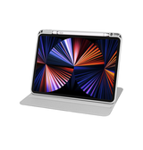 iPad Air 6 11" 2024 | iPad Air 11" (2024/2025) - Akrylisk 360° Cover m. Stander - Lysegrå - DELUXECOVERS.DK