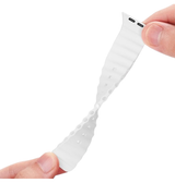 Apple Watch 42mm | Apple Watch (42/44/SE/45/46/49mm) - DUX DUCIS® Wave Silikone Rem - Hvid - DELUXECOVERS.DK