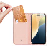 iPhone 16 | iPhone 16 - DUX DUCIS™ Pro Series Flipcover - Lyserød - DELUXECOVERS.DK