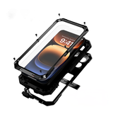iPhone 16 Pro | <AAA>iPhone 16 Pro - R-JUST™ Safeguard Vandtæt 360°Cover - Sort - DELUXECOVERS.DK