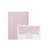 iPad 10.9" (2022) | iPad 11" (2025) / iPad 10.9" (2022) - TIMBRE™ Cover M. Trådløs Tastatur BT - Engelsk Layout - Lyserød - DELUXECOVERS.DK