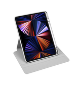 iPad Air 6 11" 2024 | iPad Air 11" (2024/2025) - Akrylisk 360° Cover m. Stander - Lysegrå - DELUXECOVERS.DK