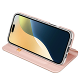 iPhone 16 | iPhone 16 - DUX DUCIS™ Pro Series Flipcover - Lyserød - DELUXECOVERS.DK