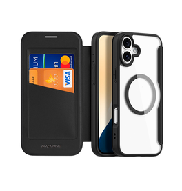 iPhone 16 Plus | iPhone 16 Plus - DUX DUCIS 2-i-1 Cover M. MagSafe - Sort - DELUXECOVERS.DK