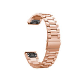 QUICKFIT | Garmin 22mm - CNC Pro Rustfrit Stål Urlænke - Rose - DELUXECOVERS.DK