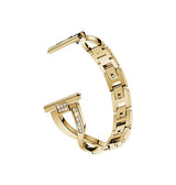 Samsung Galaxy Watch FE | Samsung Galaxy Watch FE (40mm) - Diamant Rustfrit Stål Dame Urrem - Guld - DELUXECOVERS.DK
