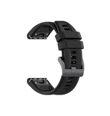 QUICKFIT | Garmin 26mm - ACTIVE™ Velo Silikone Rem - Sort - DELUXECOVERS.DK