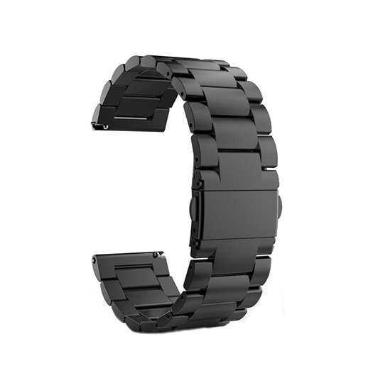 Samsung Galaxy Watch FE | Samsung Galaxy Watch FE (40mm) - CNC Pro Rustfrit Stål Urlænke - Sort - DELUXECOVERS.DK