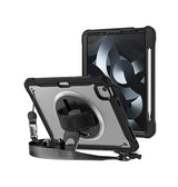 iPad Air 4/5 | iPad Air 4/5 (2020/2022) - 360° Heavy-Duty Håndværker Cover - Sort - DELUXECOVERS.DK