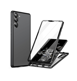 Samsung Galaxy S24 Plus | Samsung Galaxy S24 Plus - MagGuard™ 360 Magnetisk Cover M. Hærdet glas - DELUXECOVERS.DK