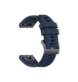 QUICKFIT | Garmin 22mm - ACTIVE™ Velo Silikone Rem - Navy - DELUXECOVERS.DK