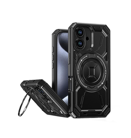 iPhone 16 | <AAA>iPhone 16 - NX Pro™ Armor Cover V2 m. MagSafe - Sort - DELUXECOVERS.DK