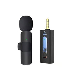 Mikrofon | Trådløs Mikrofon m. 3.5mm Reciever - Sort - DELUXECOVERS.DK