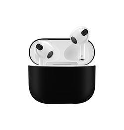 Airpods 3 | AirPods 3 | Simple Silikone Beskyttelse Cover - Sort - DELUXECOVERS.DK