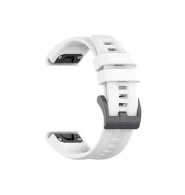 QUICKFIT | Garmin 26mm - ACTIVE™ Velo Silikone Rem - Hvid - DELUXECOVERS.DK