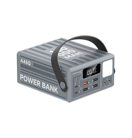 Powerbank | KONFULON®| 22.5W Hurtig oplader Powerbank 100.000 mAh - Grå - DELUXECOVERS.DK