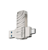 USB Nøgle | Lenovo® Thinkplus | USB-A & USB-C Nøgle - (128 GB) - DELUXECOVERS.DK