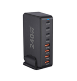 Ladestation / Trådløs oplader | USB Ladestation (4x USB-A) & (4x Type-C) - 240W! - NX-Pro™ - DELUXECOVERS.DK