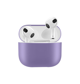 Airpods 3 | AirPods 3 | Simple Silikone Beskyttelse Cover - Lilla - DELUXECOVERS.DK