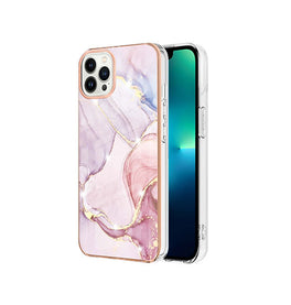 iPhone 15 Pro | iPhone 15 Pro - Deluxe™ Marble Silikone Cover - Rosa - DELUXECOVERS.DK