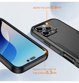 iPhone 16 Pro | iPhone 16 Pro - REALIKE™ Pro Stødsikkert Håndværker Cover - Sort - DELUXECOVERS.DK