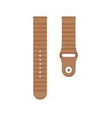 Samsung Galaxy Watch FE | Samsung Galaxy Watch FE (40mm) - Valence™ Wave Silikone Rem - Brun - DELUXECOVERS.DK