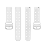 Samsung Galaxy Watch FE | Samsung Galaxy Watch FE (40mm) - 4Run™ Silikone Løbe Sportsrem - Hvid - DELUXECOVERS.DK