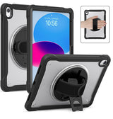 iPad 10.9" (2022) | iPad 11" (2025) / iPad 10.9" (2022) - 360° Heavy-Duty Håndværker Cover - Sort - DELUXECOVERS.DK