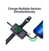 Powerbank | Apple Watch | Trådløs magnetisk oplader / Powerbank - 5000mAh - DELUXECOVERS.DK