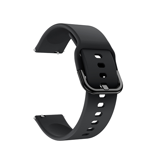 Samsung Galaxy Watch FE | Samsung Galaxy Watch FE (40mm) - PRO+ Silikone Rem - Sort - DELUXECOVERS.DK