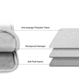 iPad Mini 6 | iPad Mini 6/7 (2021/2024) - HAWEEL® Pouch Sleeve - Lysegrå - DELUXECOVERS.DK