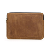 Macbook Sleeve | MacBook Pro 14" - L'Empiri™ Truth Ægte Læder Sleeve - Retro Brun - DELUXECOVERS.DK