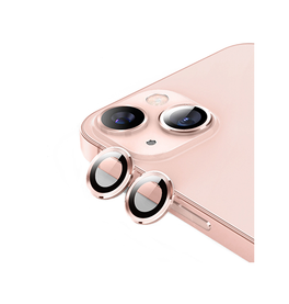 iPhone Beskyttelsesglas | iPhone 15 Plus - Enkay™ Kameralinse Beskyttelseglas - Rosa - DELUXECOVERS.DK