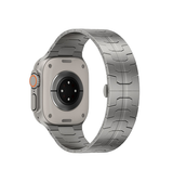 Apple Watch 38mm | Apple Watch (38/40/SE/41mm) - L'Empiri™ X36 Ægte Titanium Rem - Sølv - DELUXECOVERS.DK