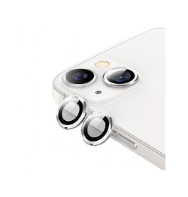 iPhone 14 | iPhone 14 - Enkay™ Kameralinse Beskyttelseglas - Sølv - DELUXECOVERS.DK