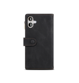 iPhone 16 | iPhone 16 - ESEBLE™ Læder Cover Etui M. Pung - Sort - DELUXECOVERS.DK