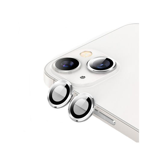 iPhone 13 - NTJO™ 9H Kamera Linse Beskyttelsesglas - Sølv