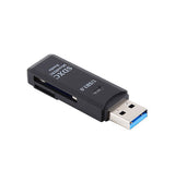 SD Kort | USB-A Til SD / TF Kortlæser - Sort - DELUXECOVERS.DK
