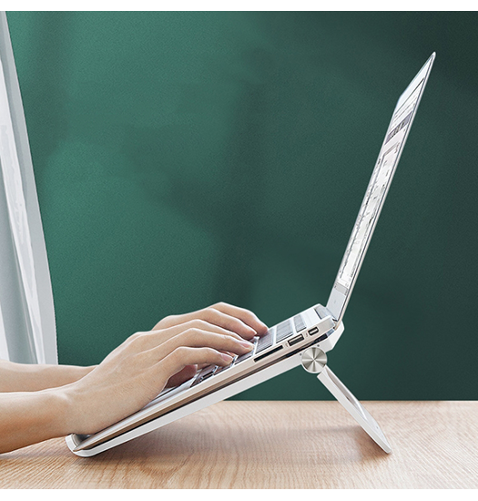 Computer Stander Image NX Pro™ Foldbar Stander til Computer / Macbook - Hvid – DeluxeCovers