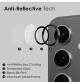 Samsung Beskyttelseglas | Samsung Galaxy S24 - SAPPHIRE 9H Kamera Linse Beskyttelsesglas - DELUXECOVERS.DK