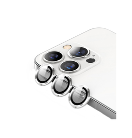 iPhone 14 Pro | iPhone 14 Pro - Enkay™ Kameralinse Beskyttelseglas - Sølv - DELUXECOVERS.DK