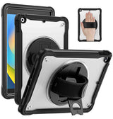iPad 5 | iPad 5 - 9.7" - Heavy-Duty Håndværker Cover med Skulderstrop - Sort - DELUXECOVERS.DK