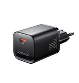 Vægoplader | JOYROOM™ | USB-C  Oplader PD QC 3.0 - 30W - Sort - DELUXECOVERS.DK