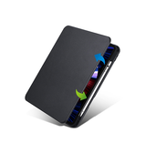 iPad Air 6 11" 2024 | iPad Air 11" (2024/2025) - Akrylisk 360° Cover m. Stander - Sort - DELUXECOVERS.DK